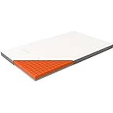 Bettmatratzen Genius Topper Eazzzy Premium Cube Weiss Bettmatratze