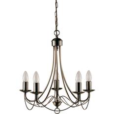 Three Posts Candle Style Chandelier Antique Brass 46 cm W Pendant Lamp