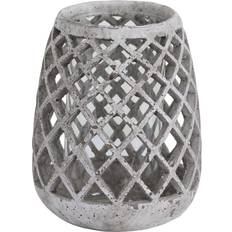 Stone Lanterns Marlow Home Co. Large Conical Ceramic Lattice 22cm H x 17cm W x 17cm D Lantern