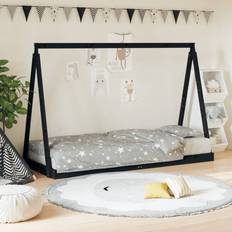 Klinger Standard Bed Black 80 x 200 cm
