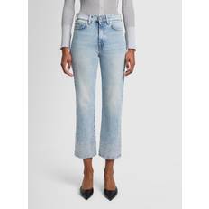 7 For All Mankind Logan Stovepipe High Rise Jeans - Juicy