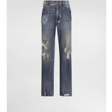 Men - Multicoloured Jeans Dolce & Gabbana Oversize Cotton Jeans With Tag Multicolor