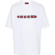 Gucci T-shirts Gucci Mc Brand-print Regular-fit Cotton Jersey T-shirt - White
