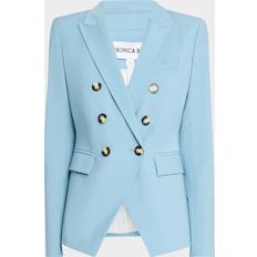 Wool Blazers Veronica Beard Wool-Blend Blazer - Blue