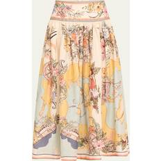 Linen Skirts Zimmermann Tallow Maxi Skirt - Multicoloured