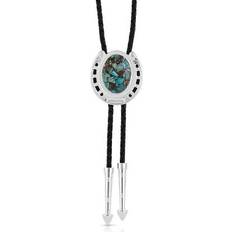 Turquoise Ties Montana Silversmiths The Pioneers Bolo Tie - Turquoise