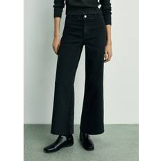 Mango Kläder Mango Catherin Culotte Highrise Jeans - Open Grey