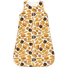 Qekee Coffee Bun Hot Dog Print Baby Sleeping Bag Small