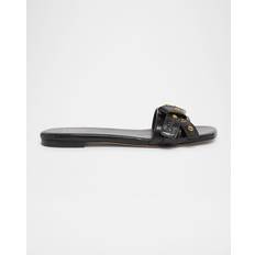 Goud - Vrouw Slippers Chloe Sandali - Nero/Donna