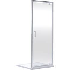 Showers Balterley Ruwa 6mm Toughened Safety Glass Reversible Pivot Shower Door 1900 x 800 mm