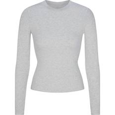 Skiing Tops SKIMS Long Sleeve - Light Heather Grey