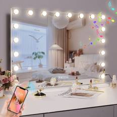 Blue Elephant Vanity Rectangle Bluetooth LED Mirror 58cm x 80cm x 13cm D
