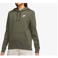 Nike Women's Sportswear Club Fleece Hoodie - Dark Khaki