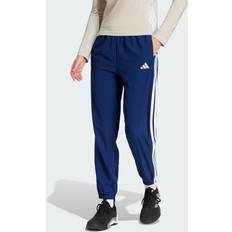 Train Essentials 3 Stripes Woven Pants - Black