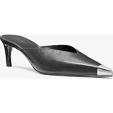 Michael Kors Kasia Leather Mule - Black