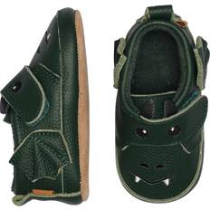 Melton Tøfler Børnesko Melton Dragon Læder Hjemmesko - Dark Green