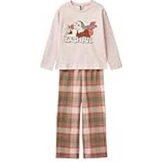 XS Nattplagg United Colors of Benetton Pyjamasset - Rosenröd