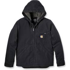 Carhartt Sherpa Lined Textiljacke - Schwarz