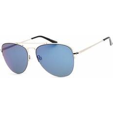 Privé Revaux Aviator Palladium Baby Blue Hollywood Sunglasses - Silver