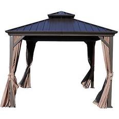Kozyard Caesar Hardtop Gazebo with Steel Roof