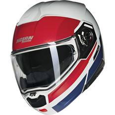 Nolan N90-3 Roboto Helmet - White/Red/Blue