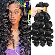 Loose Wave Human Hair Bundles 18 20 22