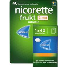 Nicorette Frukt Sugtablett 2 mg 40 st