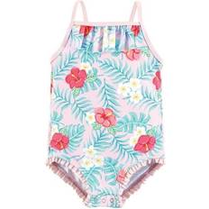 3-6M Swimsuits Children's Clothing Hudson Baby Girls Baby Swimsuit - Tropical Floral