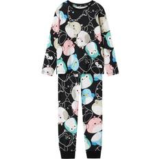 Rund hals Nattøj Name It Squishmallows Nightwear Set - Black