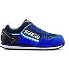 Blue Safety Shoes S1P SRC Safety Shoes - Lando Blue/Navy Blue