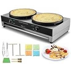 Gummifötter Crepesjärn VEVOR Elektrisk Pannkaksmaskin 40 cm