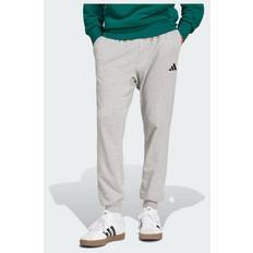 Sportswear Garment - White Trousers adidas Essentials Feel Cozy French Terry Joggers - Black/White
