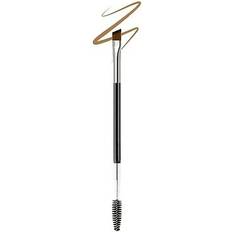 Professional Double-Ended Angled Eyebrow Brush - Makeup Grooming Tool
