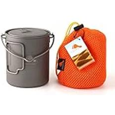 Titanium 750ml Pot with Bail Handle