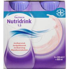 Nutricia Nutridrink Jordbær x 200 ml 4 stk