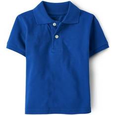 M Polo Shirts The Children's Place Short Sleeve Polo - Renew Blue