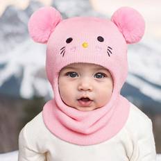 Boys Beanies Shein Cute Knit Hat - Solid Color