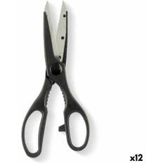 Premium Black Silver Set of 12