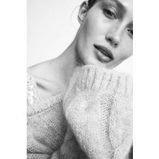 Gensere H&M Mohair Blend Jumper - Beige