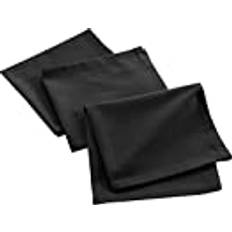 Tovaglie Douceur D Interieur Mistral 3 Tovaglioli 40 x 40 cm Nero Tovaglia Nero