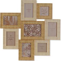 Krystal Rammer Home ESPRIT Beige Natural Crystal Foto 60 x 2 x 59 cm Ramme