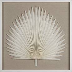 Beige Wall Decor BigBuy Home Canvas Deco White Taupe Art 80 x 4 x 80 cm Wall Decor