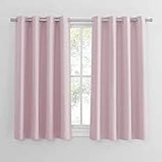 PONY DANCE Girls Bedroom Curtains W46 x L54 Pink