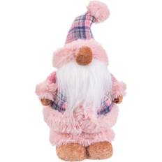 Rosa Julpynt BigBuy Home Tomte Rosa 13 x 13 x 24 cm Julpynt