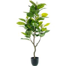 Alexandra House Living Dekorativ Plastik Magnolia 130 cm Kunstig plante