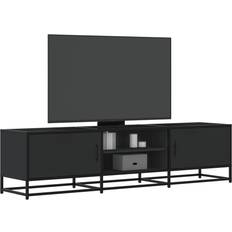 vidaXL Svart 160 x 35 x 41 cm TV-bänk