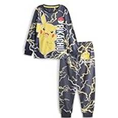 Pokémon Long Sleeve Long Leg Pyjama Set - Black
