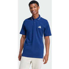 Adidas Polo Shirts adidas Essentials 3-Stripes Piqué Polo Shirt - Dark Blue/White