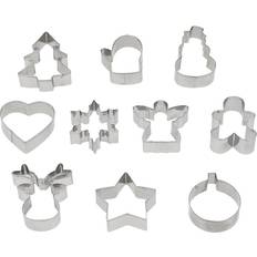 Set Utstickare Blomsterbergs 10-Pack Silver Utstickare