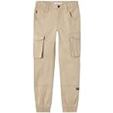 Bruna Byxor Name It Boy Cargobyxor Normal Passform - Oxford Brun